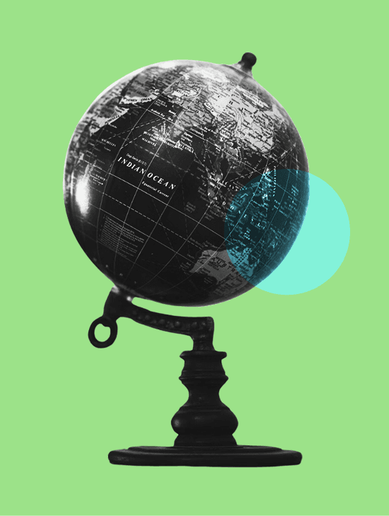 Our Mission - Globe representing global understanding and nuanced perspective