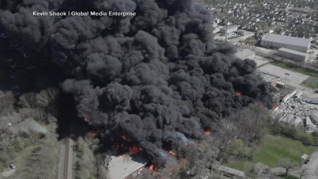 Indiana Recycling Plant Fire Prompts Evacuation for 2K Residents