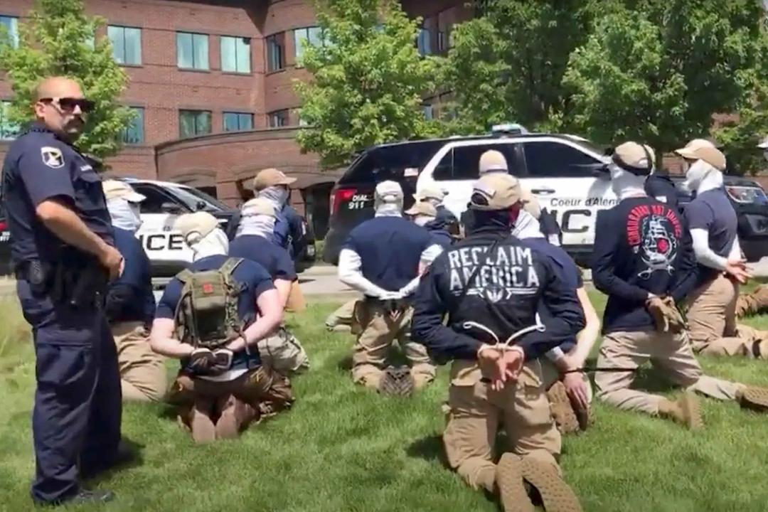 31 Members of Far-Right Group Arrested at Idaho Pride Event