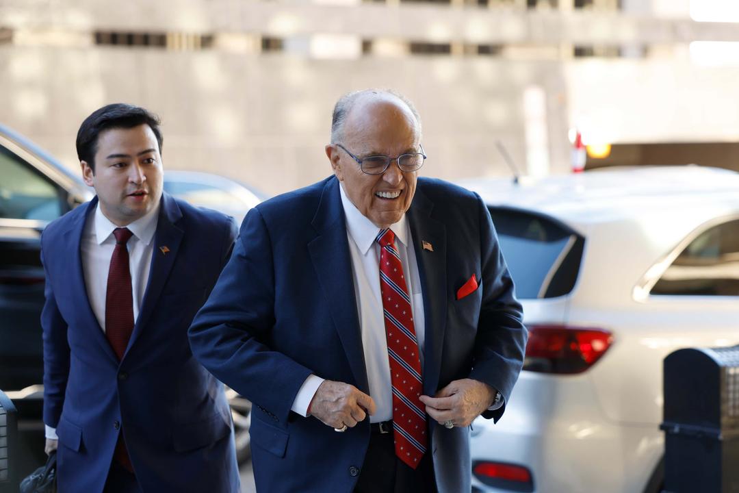 Giuliani Served With Indictment During Party