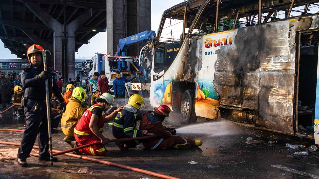 Thailand: Over 20 Children Die in School Bus Blaze