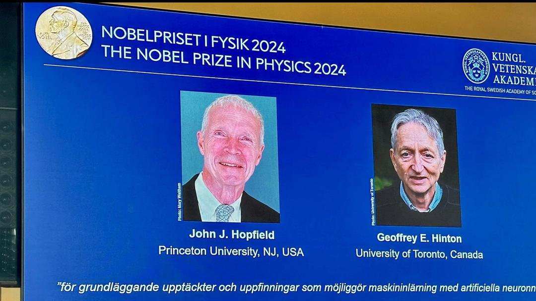 AI Pioneers Hinton and Hopfield Win Nobel Physics Prize