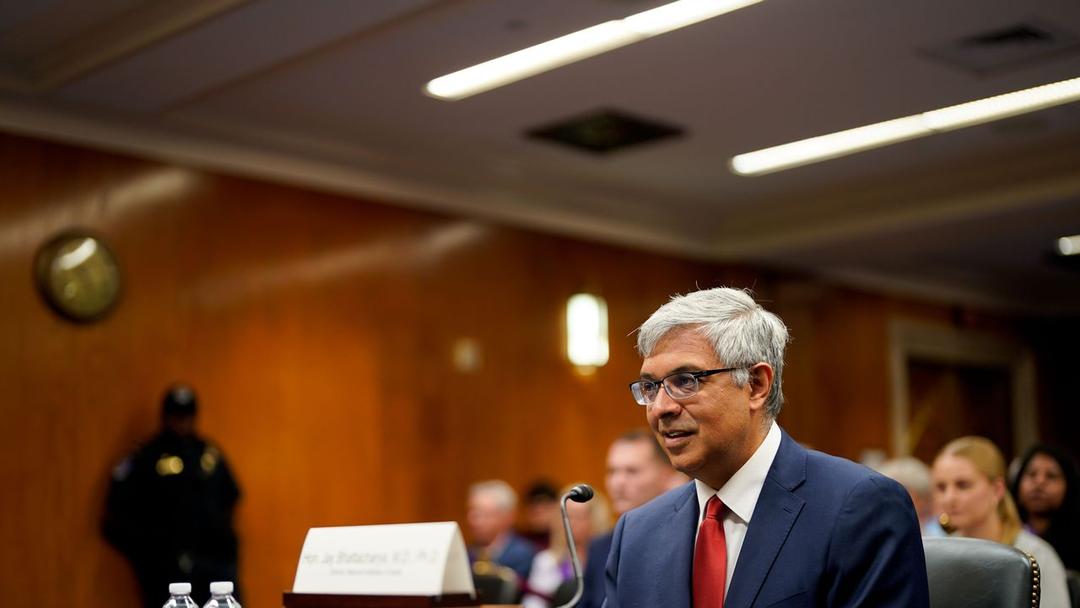 NIH Director Defends Budget Cuts Amid Research Grant Suspensions