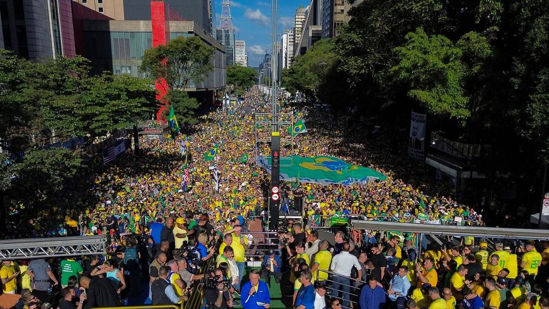 Brazil's Bolsonaro Holds Rally in São Paulo