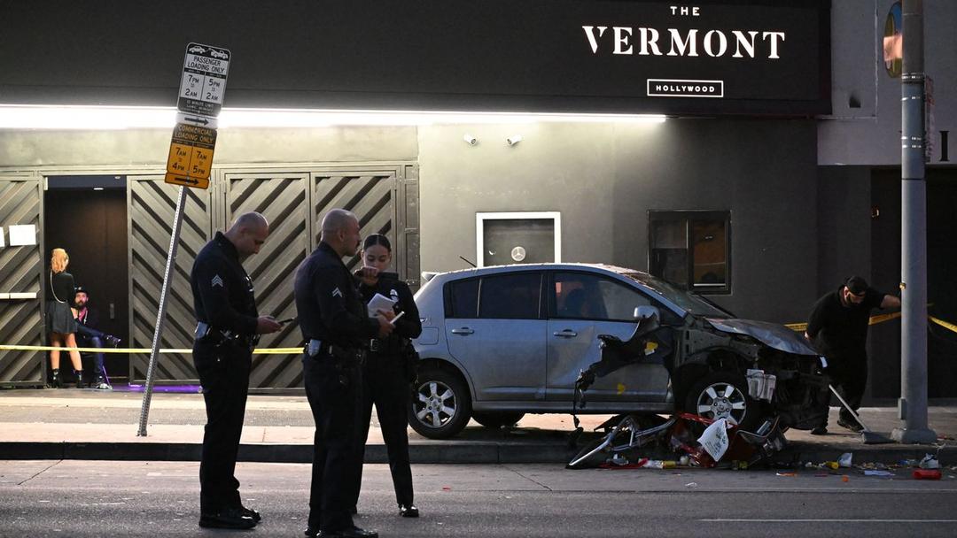Car Plows into Hollywood Nightclub Crowd, Over 30 Injured