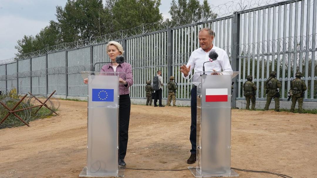 Von der Leyen Visits Polish-Belarusian Border