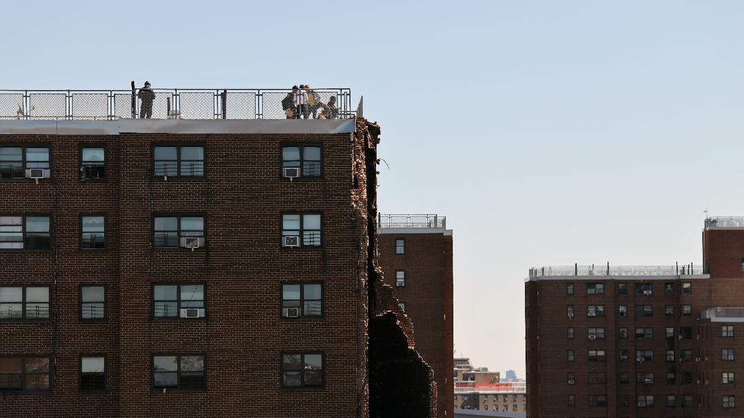 Gas Explosion Partially Collapses Bronx Public Housing Building