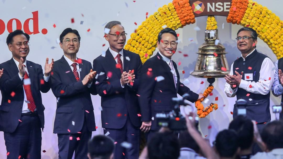 LG Electronics India Surges 50% on Stock Market Debut